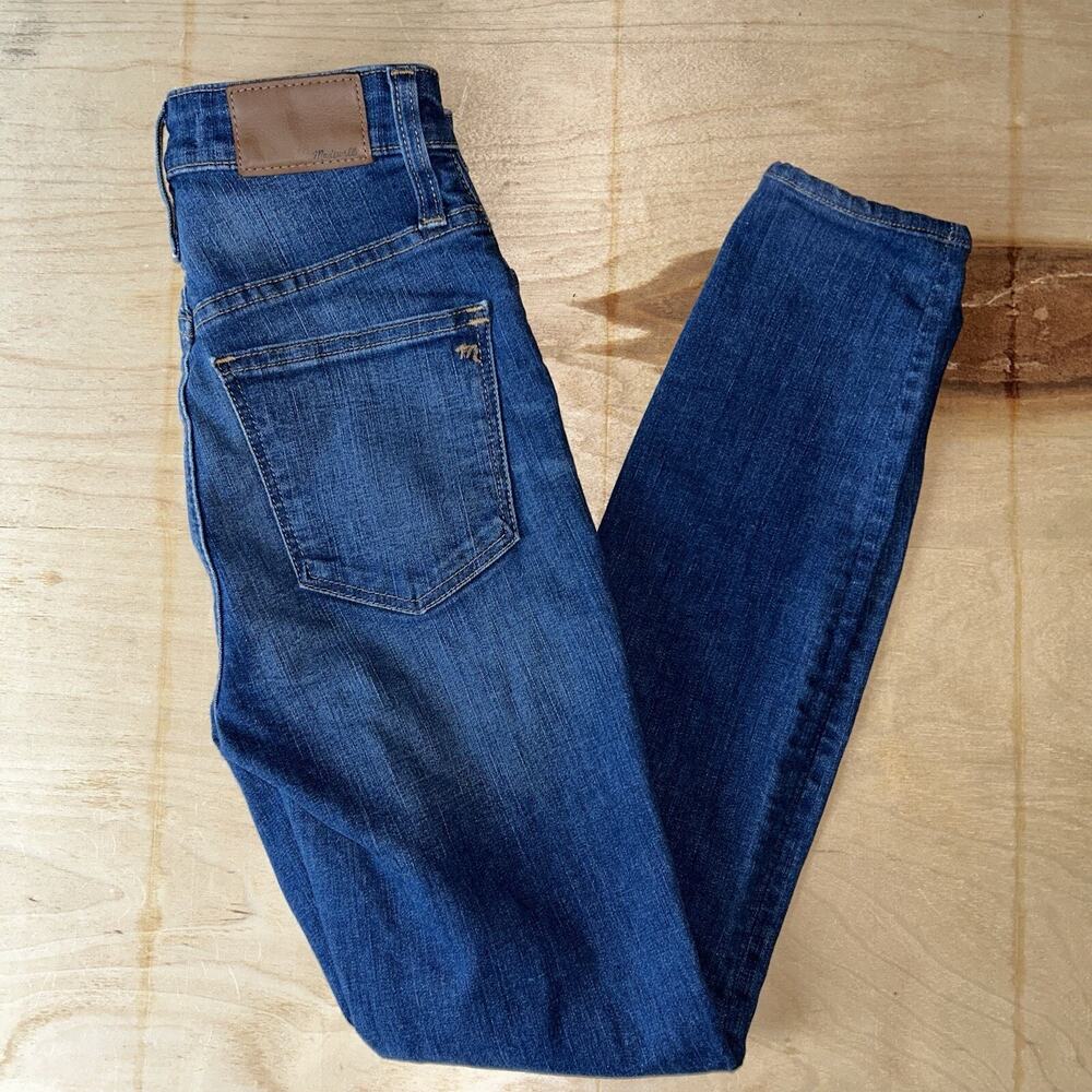 Madewell Curvy High-Rise Skinny Denim Blue Jeans Women’s 24